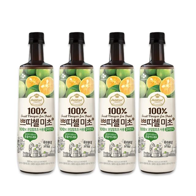 쁘띠첼 쁘띠첼미초, 05. 깔라만시 900ml X 4, 상세설명 참조