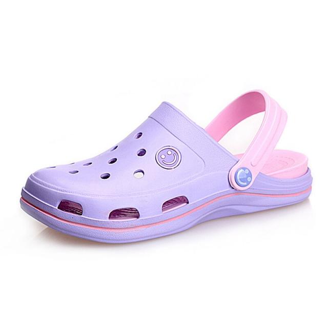 표류 하 다 동굴 신발 남자 샌들 여름 통기 하 다 캐 주 얼 커 플 비치 화 가 볍 고 미 끄 러 움 과 물 을 건너다 실외 운전 하 다 포두 정원 차다 슬리퍼 여자 9705 연보라색 36 야드