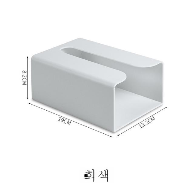 ZZJJC 키친타월 케이스 벽걸이 펀칭프리 가정용 아이디어 화장실 뽑기 케이스 멀티화장실 종이수건걸이 쓰러지다, 그레이/55