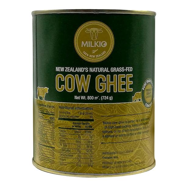 S. N. FOOD MILKIO PURE COW BUTTER GHEE 800ml (NEW ZEALAND) 밀키오 기버터 800ml (뉴질랜드), 1캔