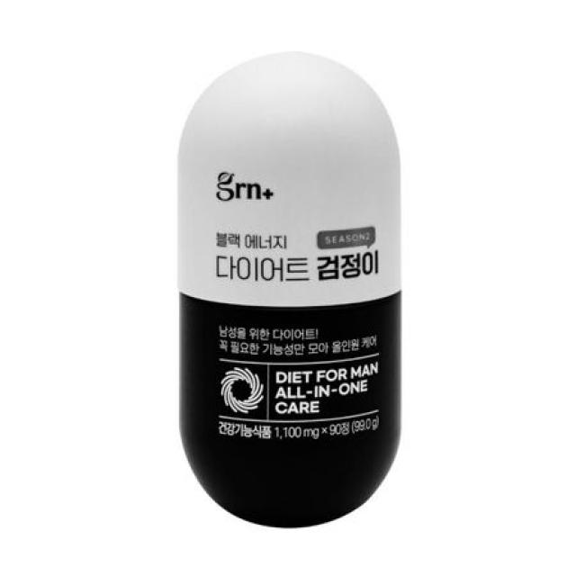 GRN 블랙 에너지 다이어트 검정이 1100mg X 90정 1통, 상세페이지 참조