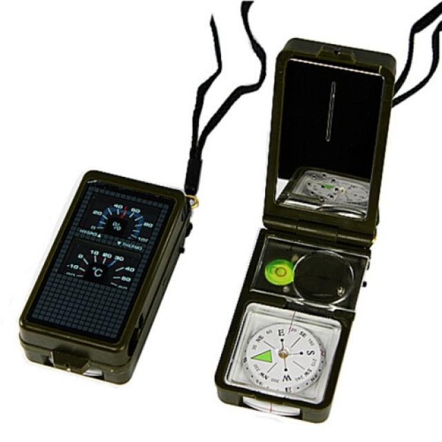 호외군정은 크로스컨 다기능지침에 마그네슘 손전구초리 확대경 T10지 북침 군녹색(456), 1개