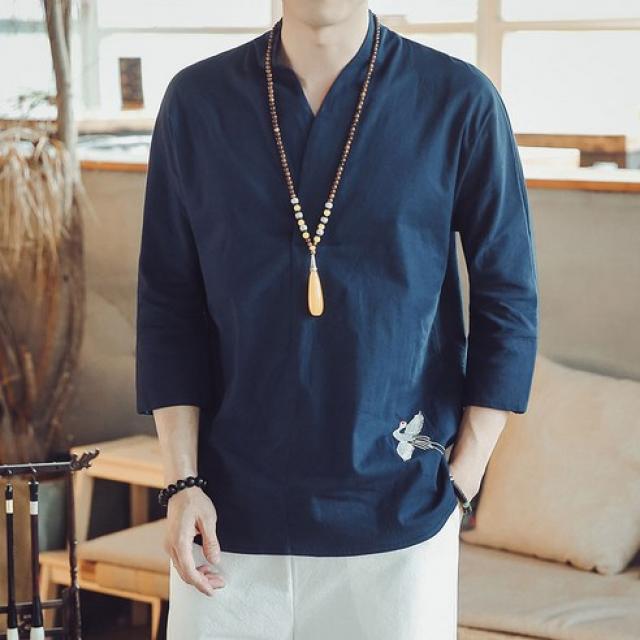KS 도깨비몰 빅사이즈 남성 한복 상의 개량한복 모던한복 티셔츠 소소한행복4238