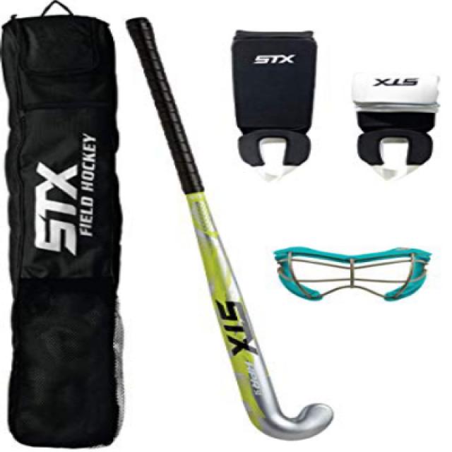 STX Field Hockey Junior Starter Pack with 2See-S Goggles 34” STX 필드 하키 주니어 스타터 팩 2See-S 고글 포함 34, 1