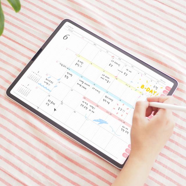 리훈 이야기다이어리 날짜형 아이패드 굿노트 속지 노타빌리티 서식 아이패드 pdf 플래너 일기장