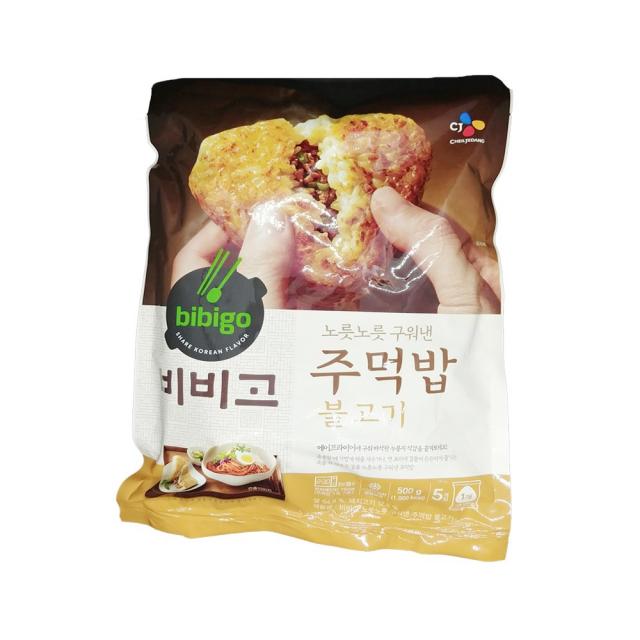 비비고 CJ 노릇노릇구워낸 주먹밥 불고기 500g, 1개