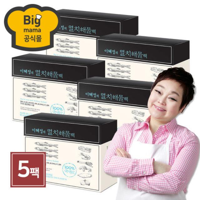  빅마마 공식몰 빅마마 이혜정의 멸치 해물 다시팩 5팩 15g X 50개 상세 설명 참조