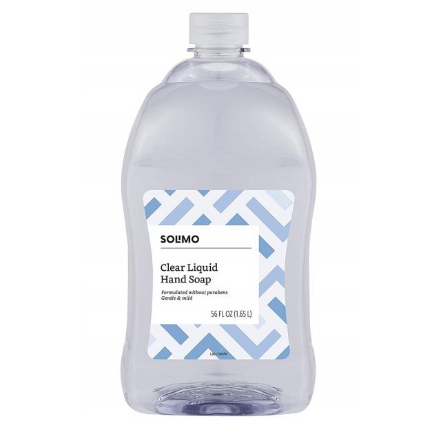 Solimo 솔리모 Gentle And Mild Clear Hand Soap 젠틀앤 마일드 핸드소프 리필 56 Fl.oz 1656ml 1세트