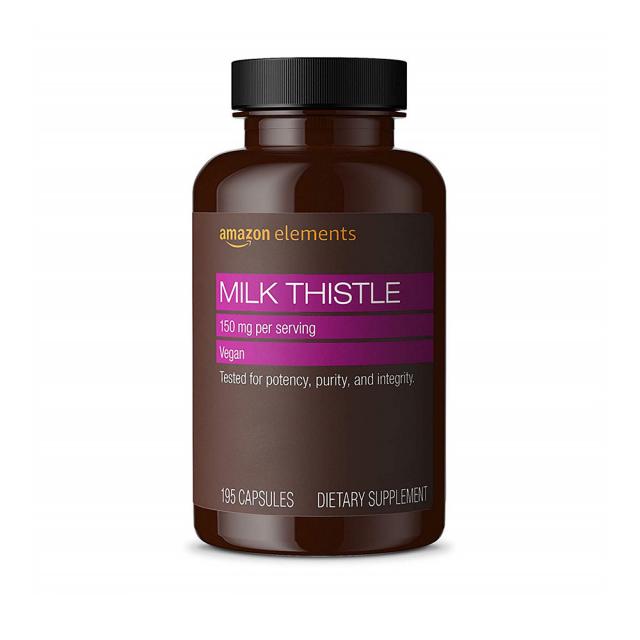 Amazon Elements 아마존 엘러먼트 밀크시슬 150mg 195정 피곤할때영양제 간보조제, 1mg, 1개