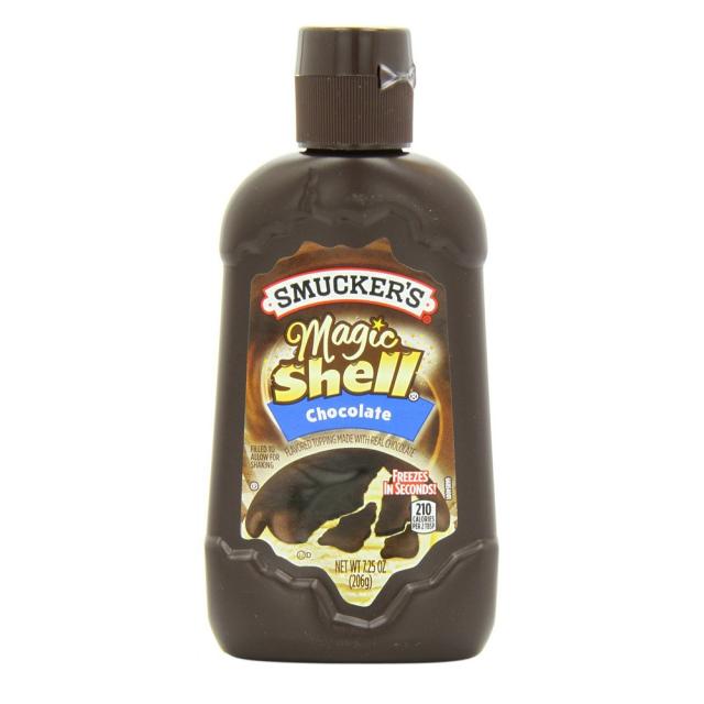 Smuckers Magic Shell 스머커스 매직 쉘 아이스크림 토핑 초콜릿 3팩 7.25oz, 1개