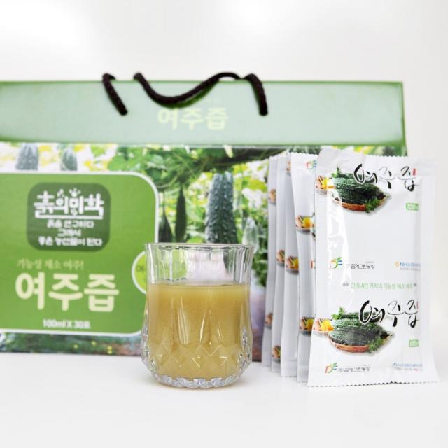  흙의미학 여주즙 여주진액 100ml 90팩 100ml