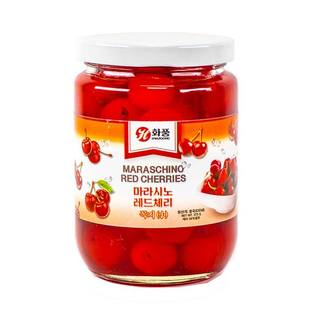 화풍 마라시노 레드체리(꼭지있음) 375g 체리, 1개, 375g