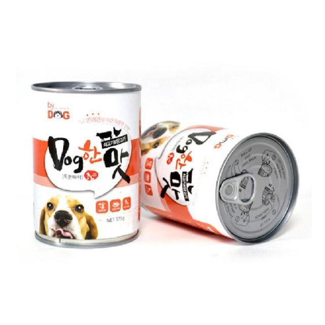 고단백 피부관리 애견간식 소닭고기캔 체력개선 1개