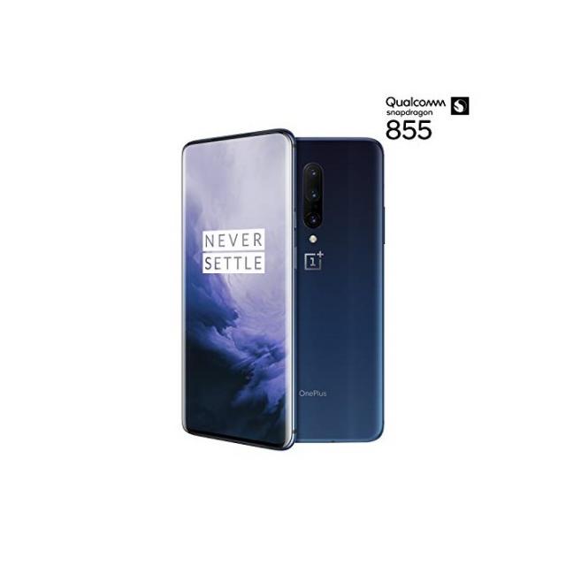 OnePlus 7 Pro Dual Sim Factory Unlocked GM1917 8GB256GB Nebula Blue ATT Verizon Tmobile US Warranty, One Size