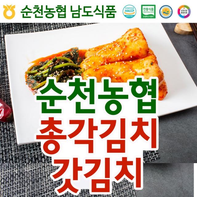 순천농협남도김치 입점특가 총각김치3kg+갓김치2kg 혼합, 1.총각김치3kg+갓김치2kg