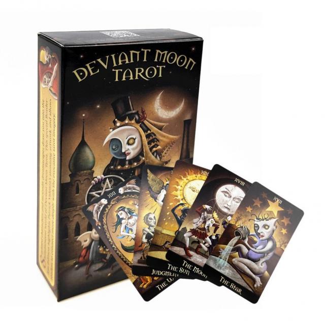 감정적으로, 나는 사악한 달 타로 Deviant Moon Tarot Cards에 대한 다양한 스타일의 국경 간 폭발을 제어하려고합니다., 감정적으로 그는 사악한 달 타로 타로의 달 타로 카드를