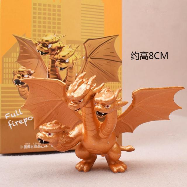 고질라 미니 피규어 귀여운 괴물 몬스터 장난감 괴수 인형 12종 세트 캐릭터 고질라모형, 화력전개기(컬러박스)개