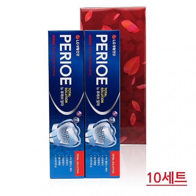 코코마트 페리오 뉴후레쉬 알파 치약 170g 2개 10세트 1Box, 1