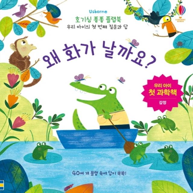 Usborne 왜 화가 날까요?:우리 아이 첫 과학책 | 감정, 어스본코리아