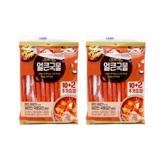 다시다 요리의신 얼큰국물 120g x 2개, 1세트