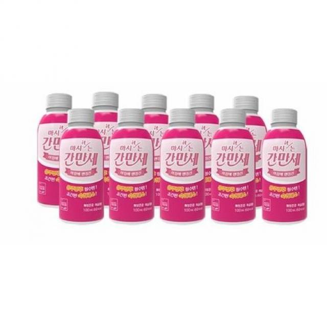 간만세 맛이it는 간만세 복숭아 숙취해소음료, 3개, 100ml x 10개입
