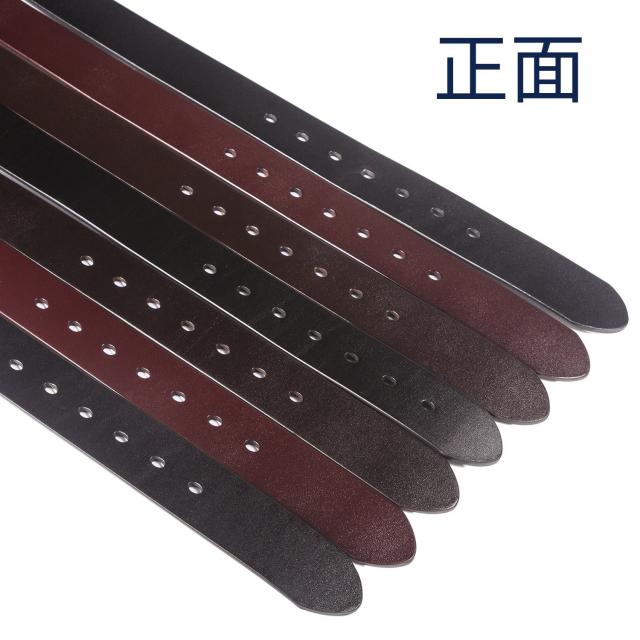 OnePick 원픽해외 남성 핀버클 브라운 가죽 빈티지 벨트