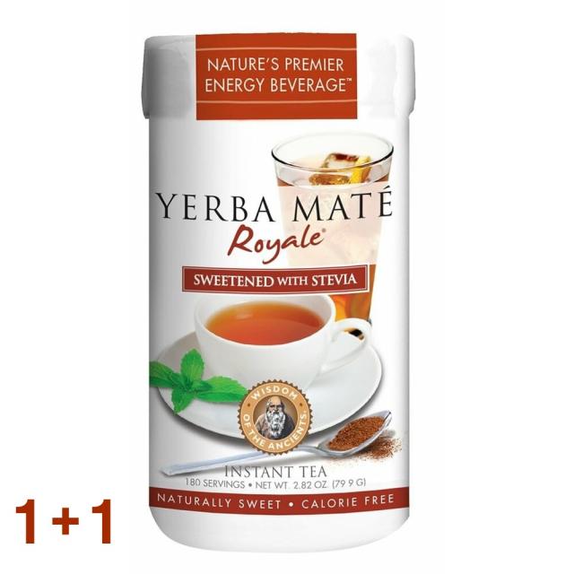 (미국) 1+1 위즈덤 야르바 메이트 인스턴트 로열티 79.9g 총2팩 Wisdom of the Ancients Yerba Mate Royale Tea