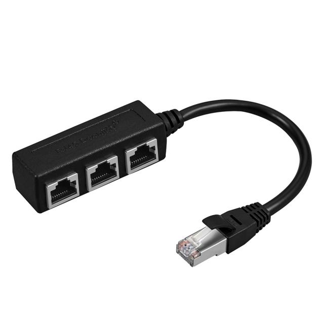 인터넷 UTP랜선 분배기 3포트 RJ45 커플러 랜케이블 연장 젠더, 단일상품