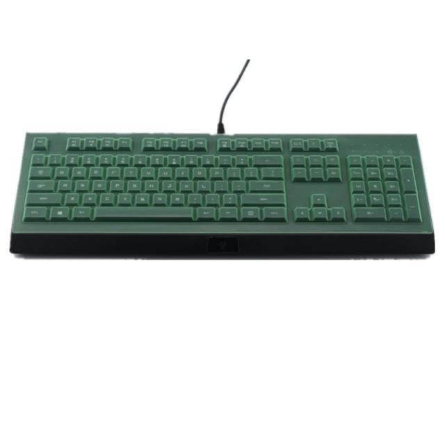 은주샵 서피스액정보호필름 서피스보호필름 적용 RAZER 뇌사 불가몽 피카츄 한정형 백라이트 키보드보호필름 방수 티끌, 1, 그린