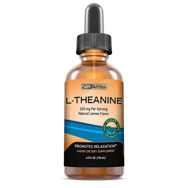 (번들) SBR뉴트리션 테아닌 액상 드랍 120ml 2병 SBR Nutrition Liquid L-Theanine Drops