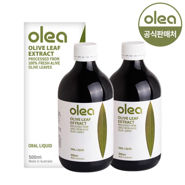 [본사 정품][1+1] 목관리 필수품 올리브잎 추출액 500ml x 2병