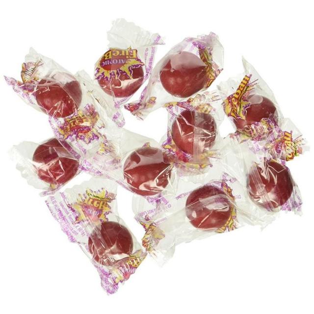 Beulah's Candyland 벌라의 캔디랜드 원자 불덩어리 포장 캔디 5파운드 Atomic Fireballs Wrapped Candy fireball fire ball 5 pounds, 단일상품