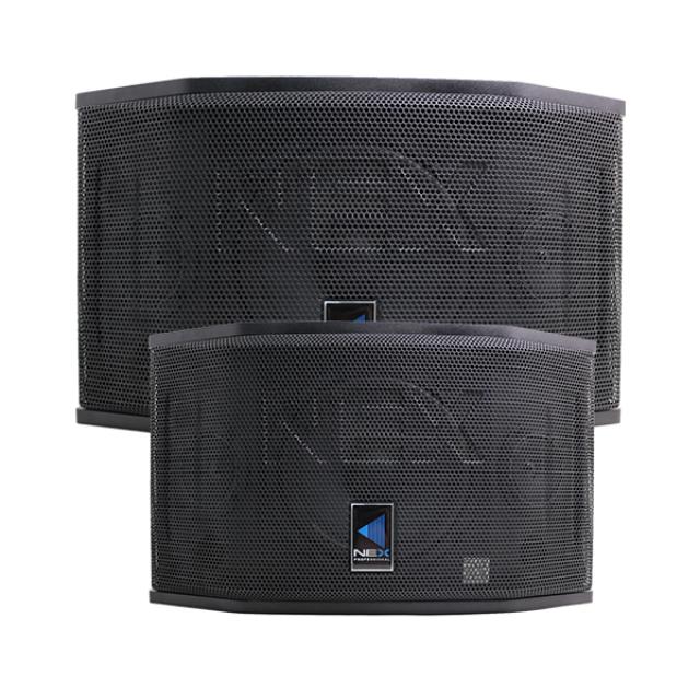 NEX N-1500 10인치 스피커/1조(2개)/노래방스피커 락볼링장 레크레이션 소규모행사 업소 매장용 강의실 회의실