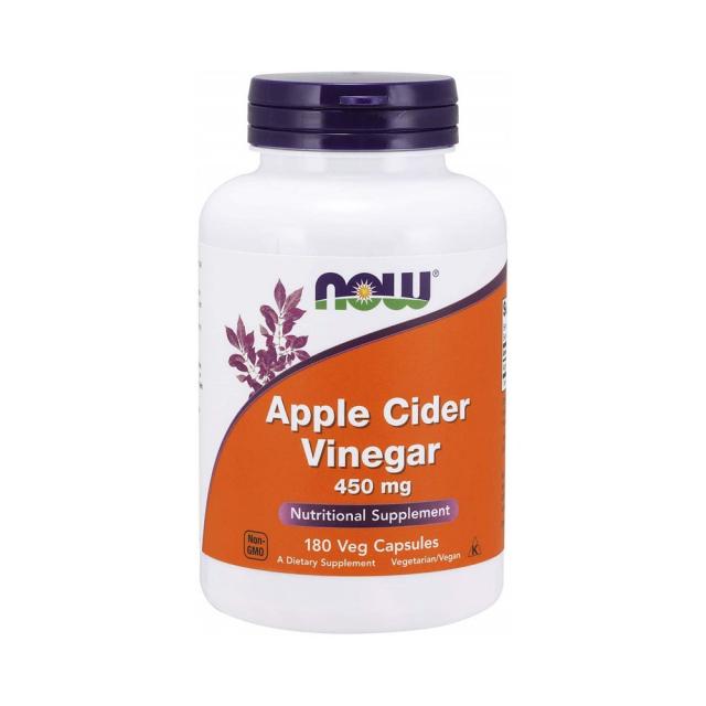 NOW Supplements Apple Cider Vinegar 450mg 나우 애플 사이다 식초 캡슐 180정, 기본, 기본