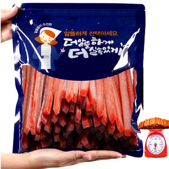 수제명가 대용량수제져키500g-8종 수제간식, 오리스틱500g, 1개