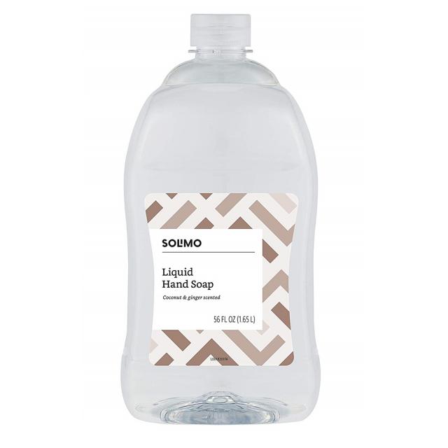 Solimo 솔리모 Hand Soap Refill 코코넛 앤 진저 핸드소프 리필 56 fl.oz(1656ml), 1세트