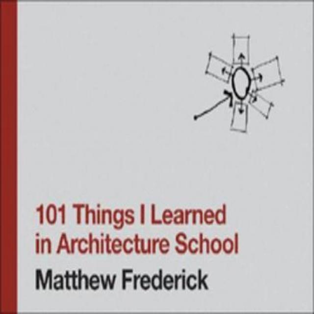 101 Things I Learned in Architecture School hardback, MIT Press (MA)