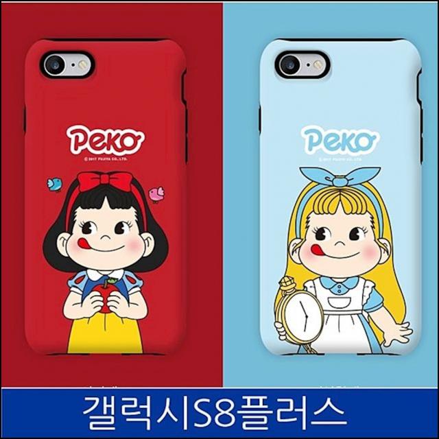 갤럭시S8플러스. 페코 프린세스 범퍼 폰케이스 G955 case 휴대폰액세서리 핸드폰액세서리 csei, 금발 페코