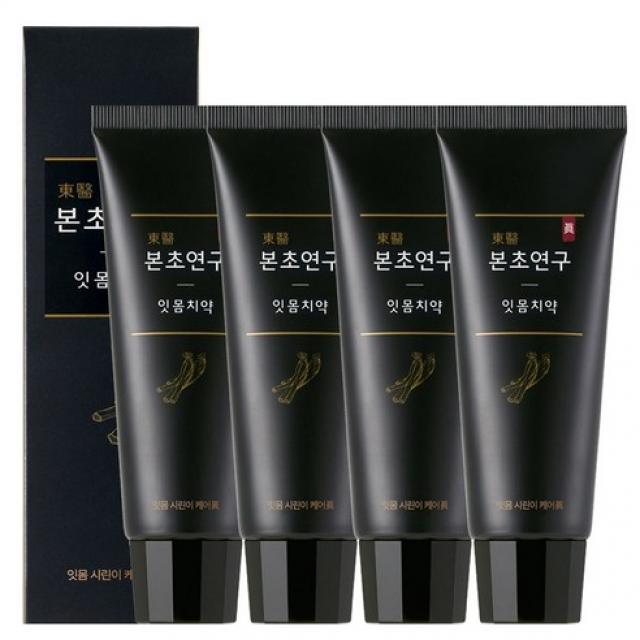 아모레퍼시픽 동의 본초연구 잇몸 치약, 100g, 4개입