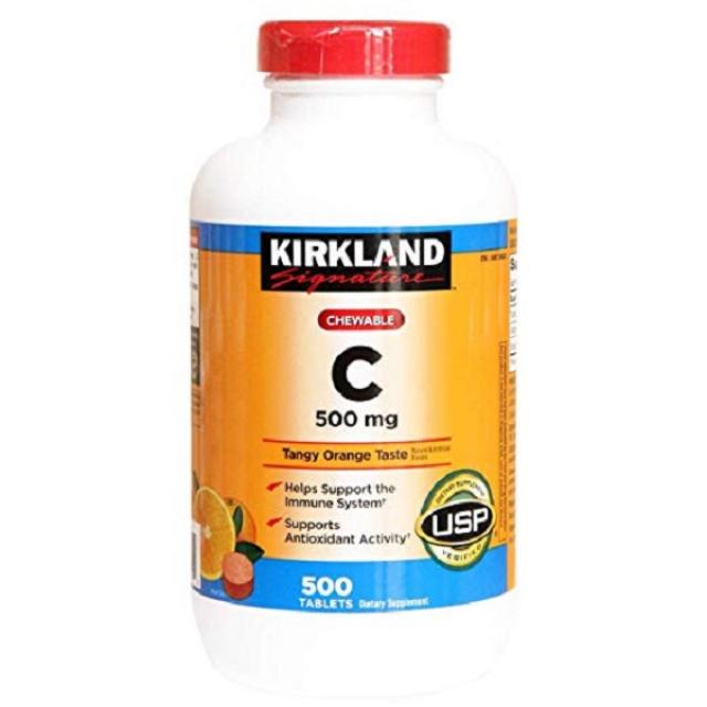 커클랜드 비타민C 500mg 500정 (타블렛) Kirkland Vitamin C 500tabs, 1개, 500mg 500정