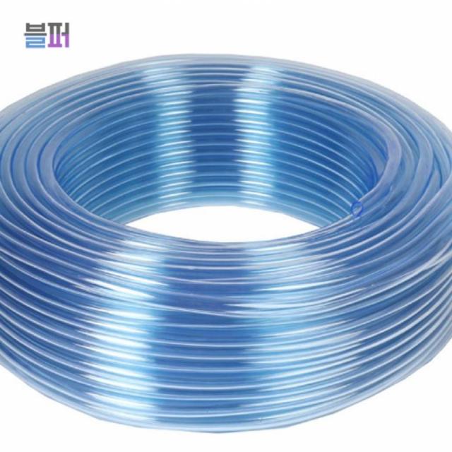 수평호스 8~11mm -90M 농업용 편사 고무 pvc 수도꼭지 연결기 호스릴 세차 연결, 1개