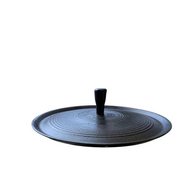 청주금속주물 솥뚜껑고기판 통주물고기판 솥뚜껑불판, 길들인 무쇠솥뚜껑 고기판 40cm