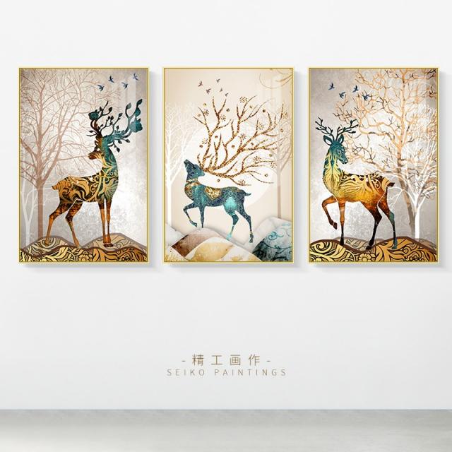 단독직수입 북유럽풍 프리미엄 인테리어액자 소확행 경험할까요., 알루미늄 합금은 브러쉬 드 액자 (블랙) + 강화 크리스탈 도자기 + 【푸루 길조】