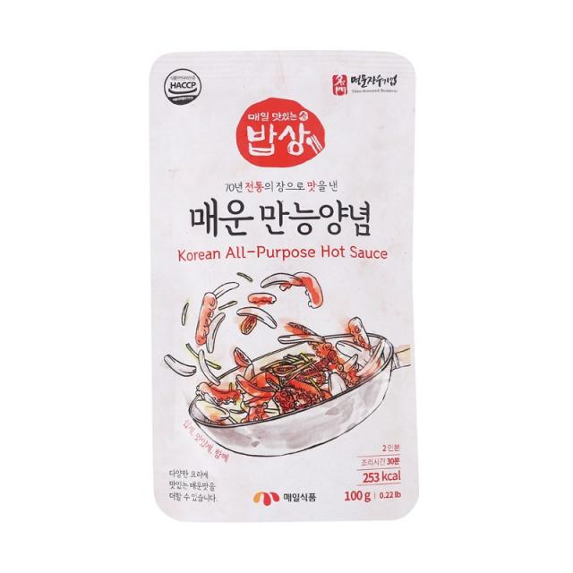 [메가마트] 매일 맛있는밥상 매운양념 100g, 1개