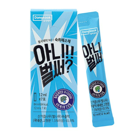 동국제약 아니벌써 숙취해소제 7p, 2개, 84ml