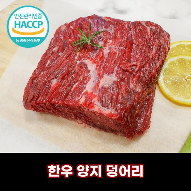 디에스미트 한우 양지 덩어리 우시산한우 1등급이상 냉장, 300g, 2개