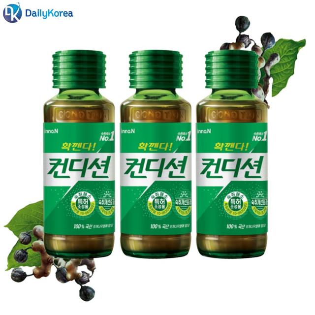 이노엔 컨디션 헛개 100ml 3병 숙취해소 음료 D