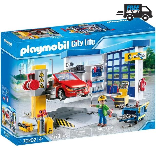 Playmobil 플레이모빌 70202 씨티 라이프 자동차 정비소 관부가세 포함 추가금 없음, 단품