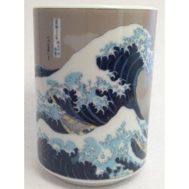 에일 인터넷 (Ale-net) 일본의 마음 시리즈 스시 찻잔 가쓰 시카 호쿠사이 후 가쿠 36 경 토카이 가나가와 앞바다 토카이 가나가와 앞바다, 단일색상