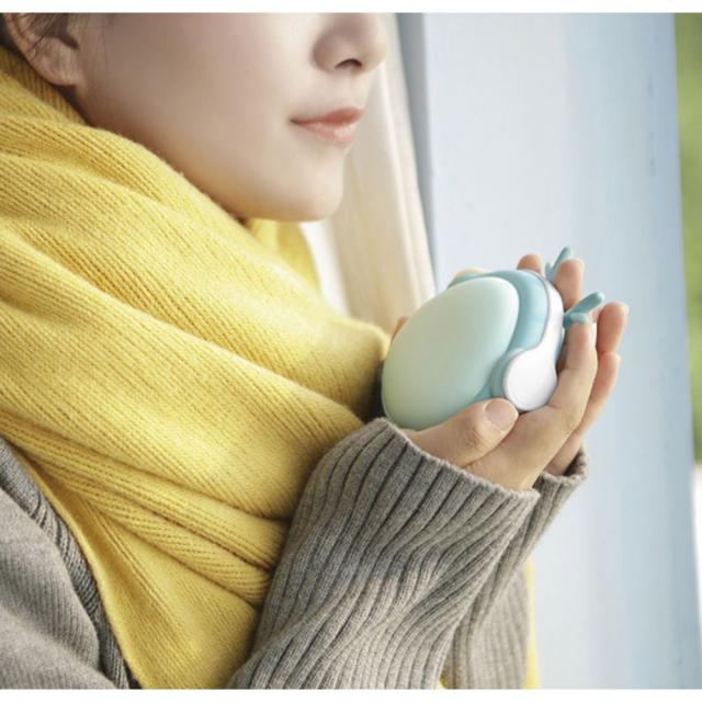 컬러펫 USB충전형 핫팩 미니손난로 휴대용 보조배터리 겸용, 레몬독